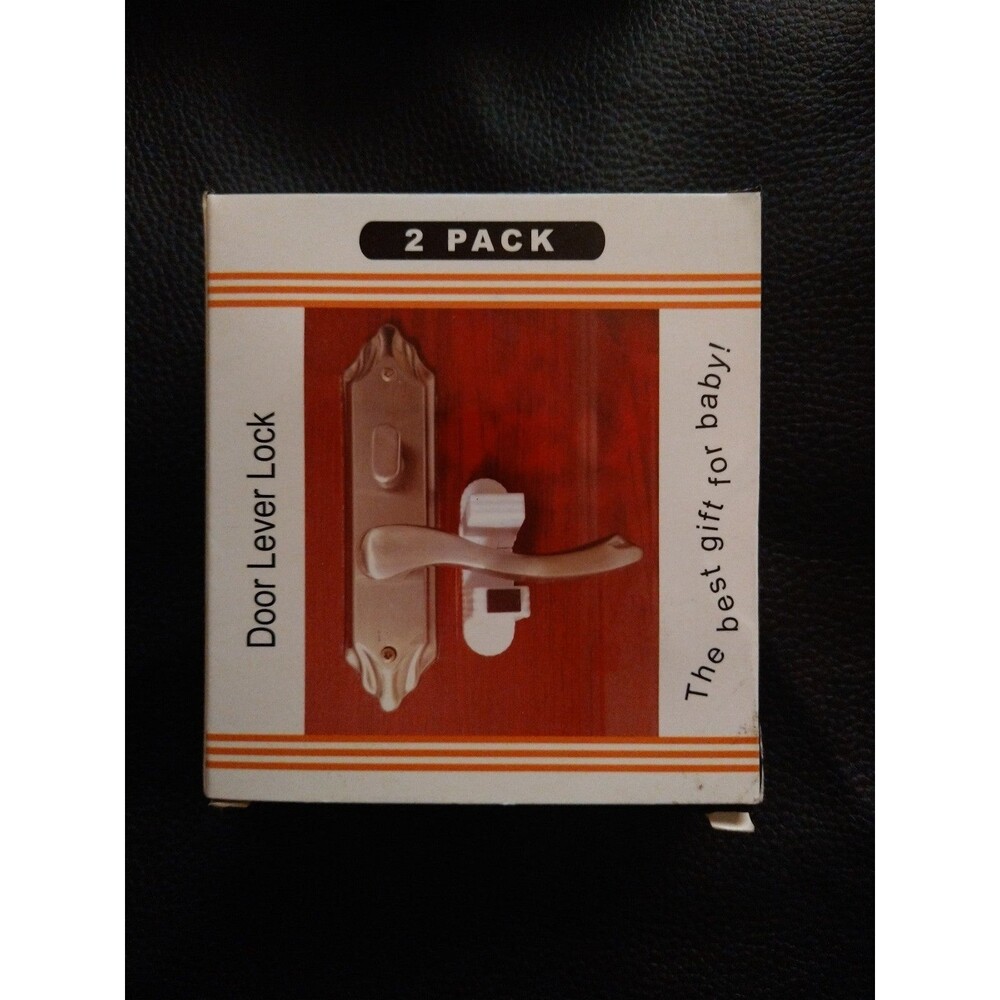 2 Pack Door Lever Lock-Child Proofing(nib)